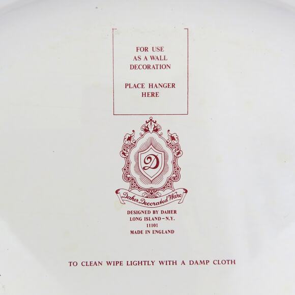 Vintage Daher Decorated Ware Tin Tray Floral Fruit Still Life Made in England - Picture 10 of 12